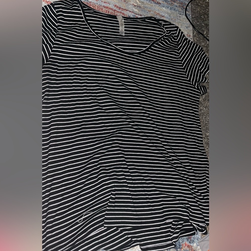 Lula Roe Striped Shirt. Very Comfy. Barely Worn.